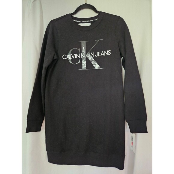 Calvin Klein Jeans Sweat Shirt L/S Crew Neck Size XS, Cotton/Polyester Mix - Picture 1 of 7
